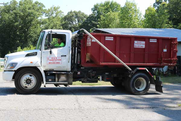 Roll-off construction dumpsters